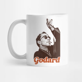 Jean-Luc Godard  † Retro Fan Art Mug